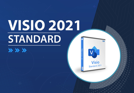 Visio 2021 Standard 5 User Lifetime Software License Key Instant Delivery