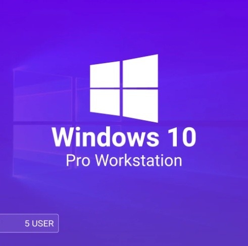 Digital Licence Windows 10 Professional For Workstation 5 Users