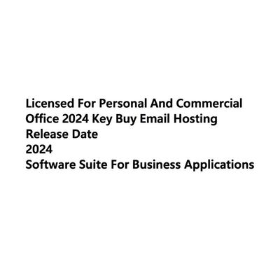 Licenciado para escritório pessoal e comercial 2024 Key Buy Email Hosting Data de lançamento 2024 Software Suite For Business Applications