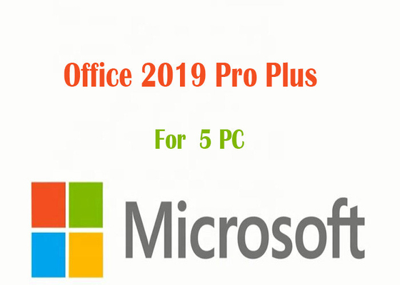 Profissional 100% de Microsoft do produto dos usuários da língua 5 da chave da licença do escritório 2019 da ativação multi