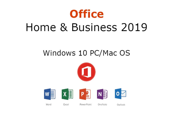 casa de 1pc Microsoft Office e chave em linha da licença do estudante 2019, chave do produto da palavra do HB 2019