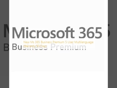 Novas garantias MS 365 Business Premium 5 Usadores Multilíngues 90 dias